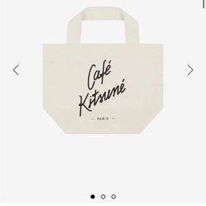 Café Kitsuné Cream Tote Bag